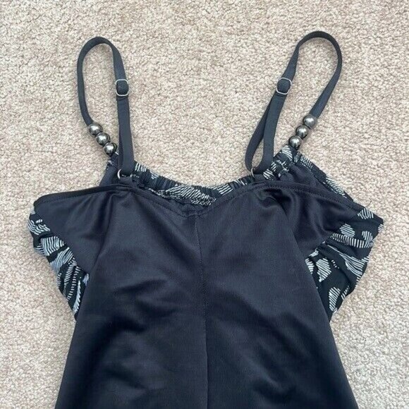 Magicsuit Lisa Drape Underwire Composition Design One Piece Swimsuit - Picture 5 of 10